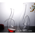 Bez ołowiu kryształowy wina w winach szklana szklana kara
